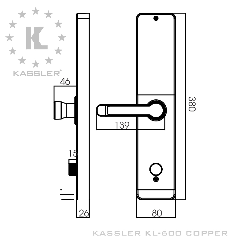 Hướng dẫn sử dụng khóa cửa vân tay Kassler KL-600 COPPER