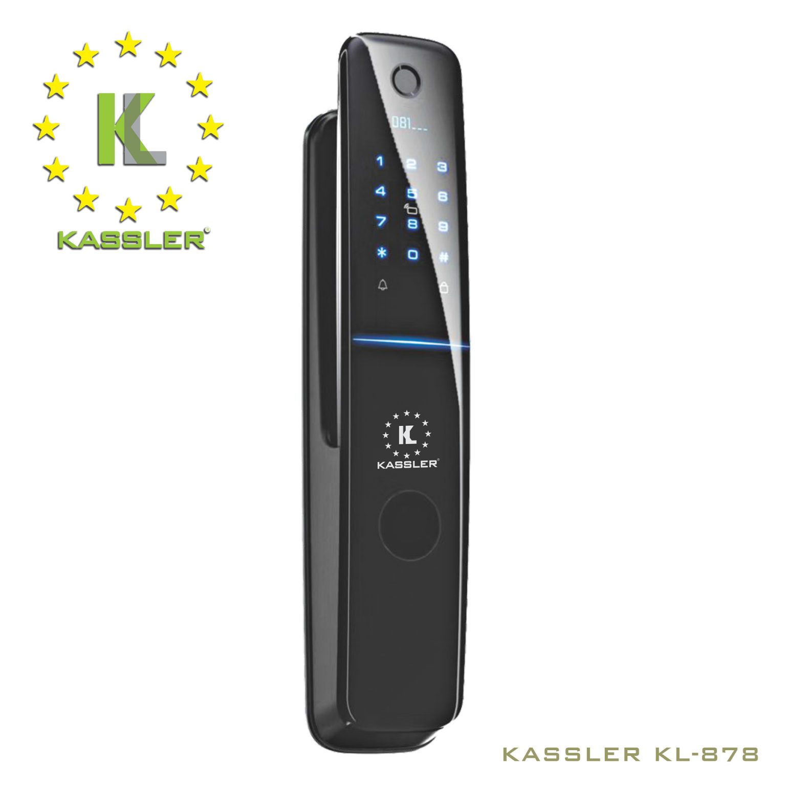 Khóa điện tử, vân tay dùng cho đại sảnh, biệt thự Demax SL821