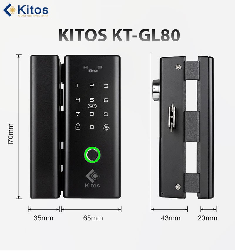 Kích thước khóa Kitos GL80