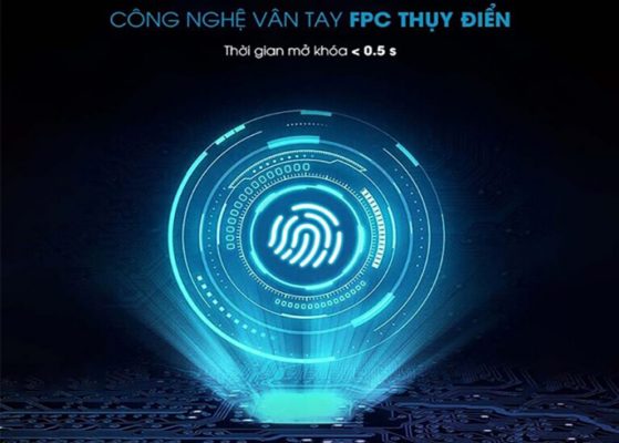 Tốc độ quét vân tay để mở khóa siêu nhanh <0,5 giây