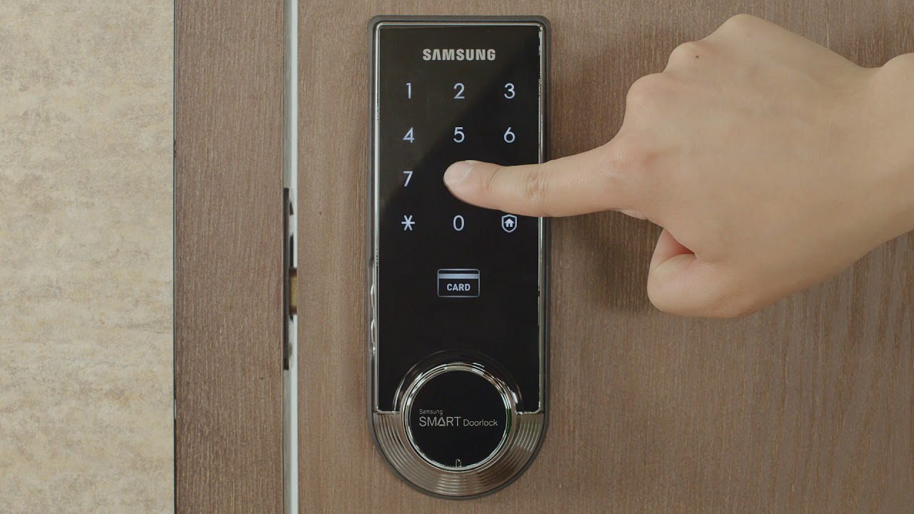 Khóa cửa Samsung tích hợp nhiều chức năng mở khóa khác nhau