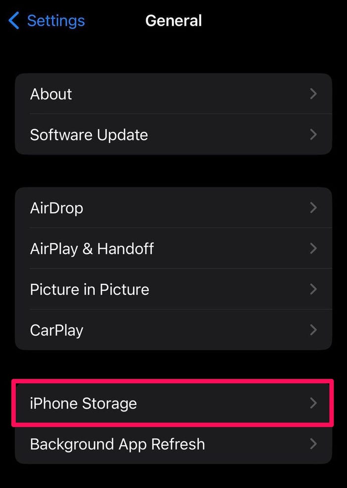 Giảm tải ứng dụng trên Iphone