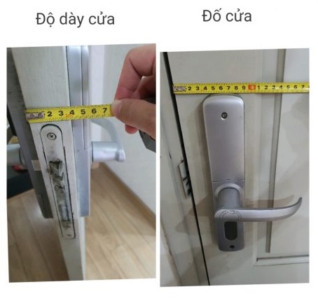Thông số cửa lắp đặt khóa Xiaomi Mi Smart Door Lock