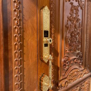 KHÓA CỬA THÔNG MINH ĐẠI SẢNH ĐỒNG THAU KASSLER KL 939F (MẠ VÀNG 24K) - Khóa  Hùng Sơn